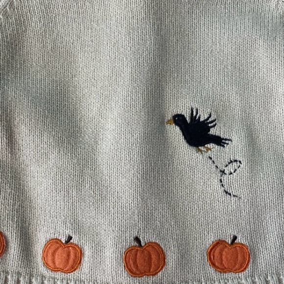 Y2K 2nd Step Fall Tan Scarecrow Pumpkin
Cardigan button Sweater 12M - Picture 7 of 10